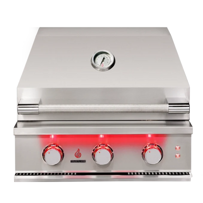 TrueFlame 25-Inch 3-Burner Built-In Gas Grill